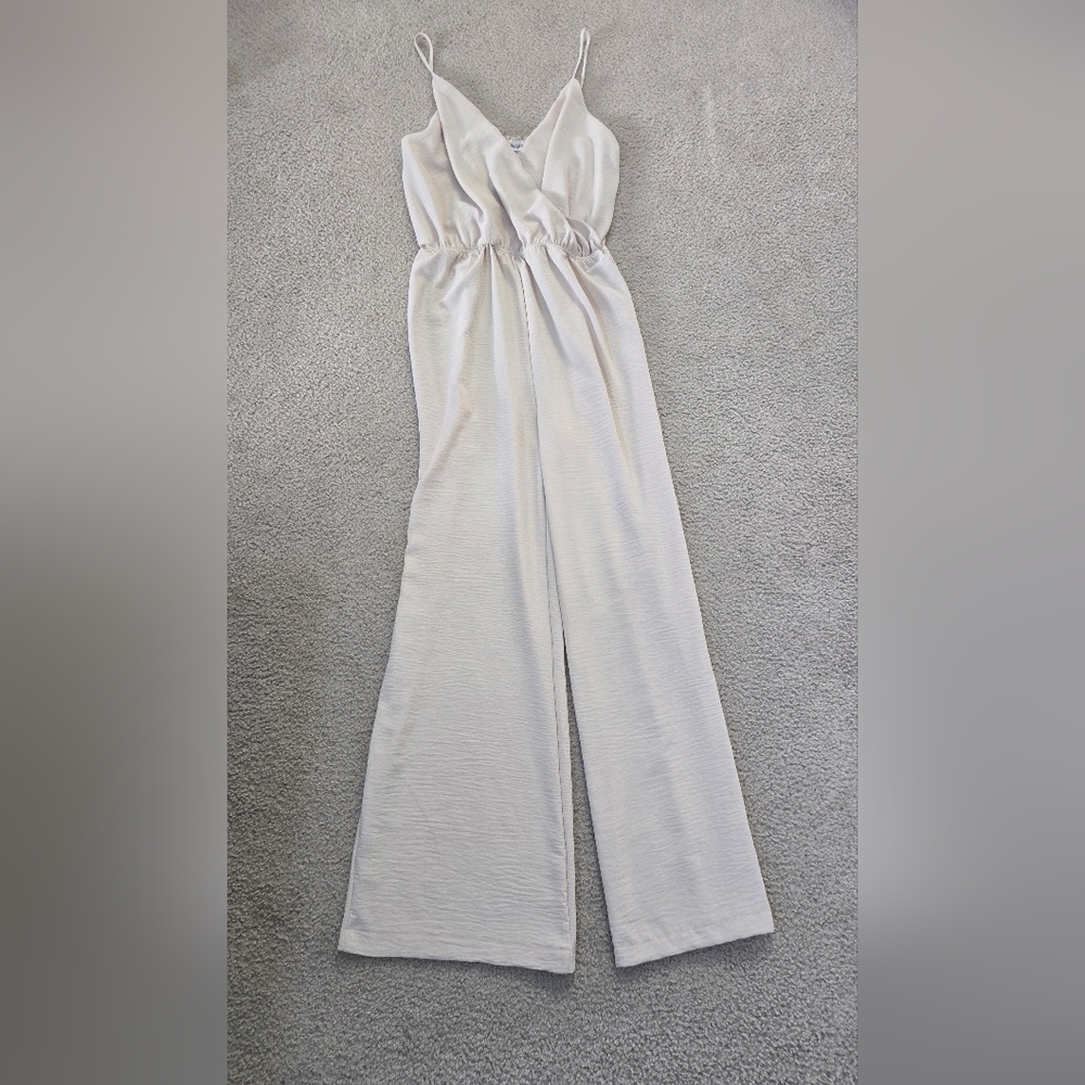 NWOT C Brand Tan Jumpsuit Size 1X - Picture 3 of 8